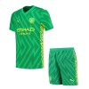 Original Trikotsatz Manchester City Torwart Heimtrikot 2023-24 Für Kinder